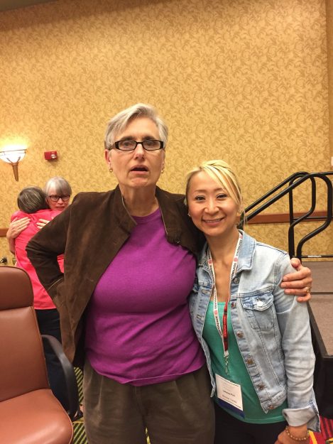 Dr.Terry Wahls and Laihaina Pirri at the Wahls conference 2017 in Iowa